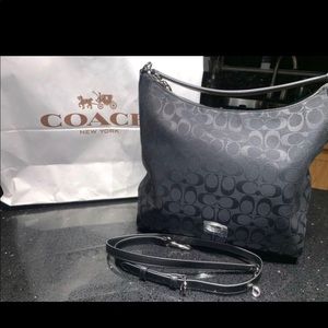 Coach Black medium/large handbag/cross body